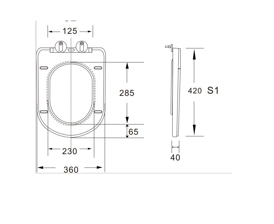 ARMAL WC DASKA SLIM ZA SIRIUS SC A-SLIM