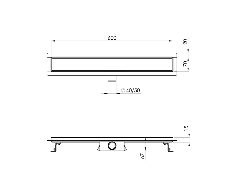 ARMAL TUŠ KANALICA INOX 60 PUNA