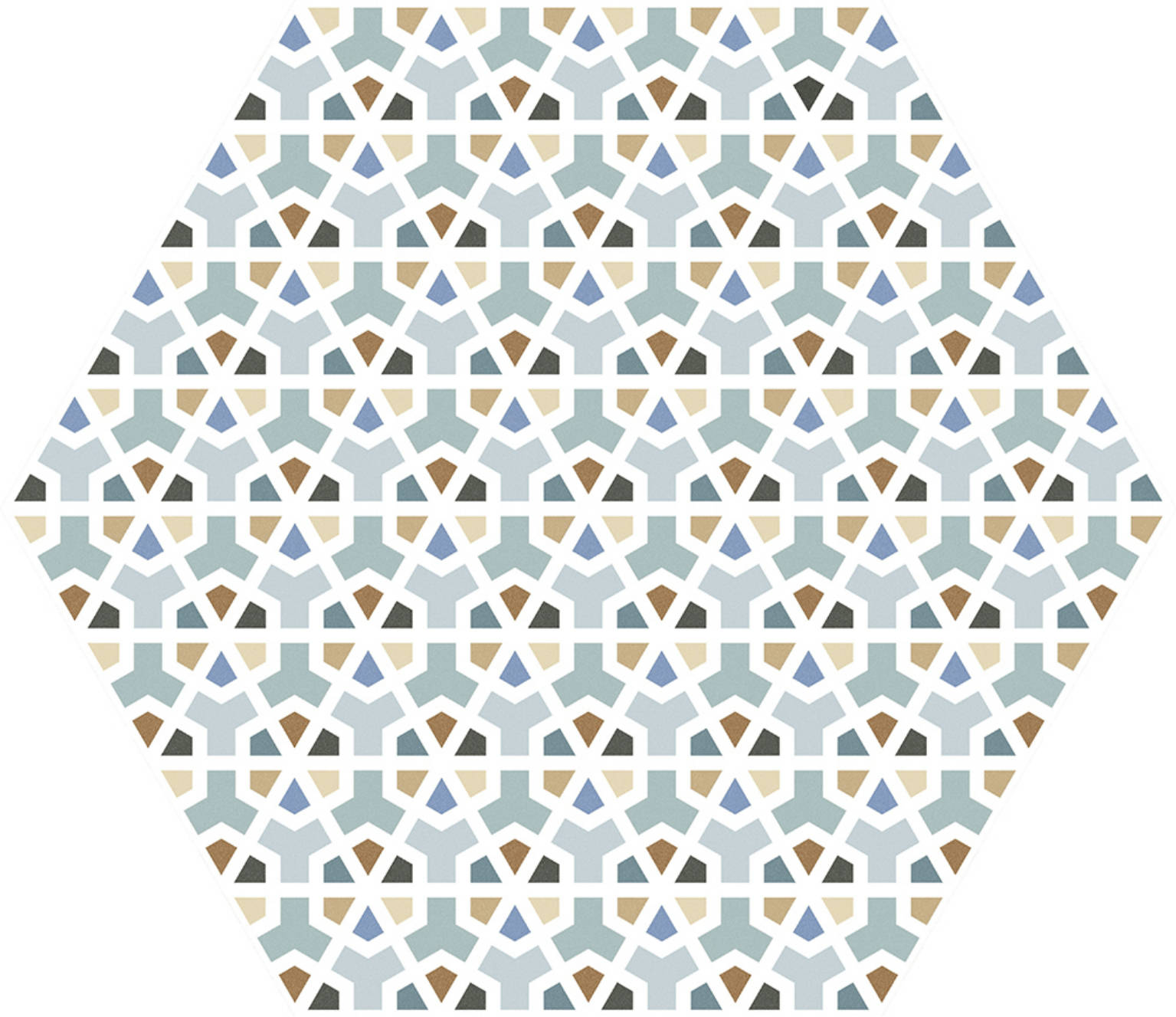 HEXA AL-ANDALUS MIX 23X27, MAT, 24 MOTIVA