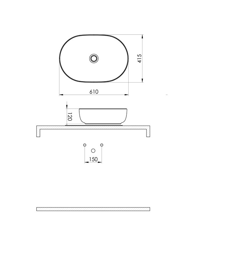 CONCEPTO UMIVAONIK MELODY-C  MAT CRNA